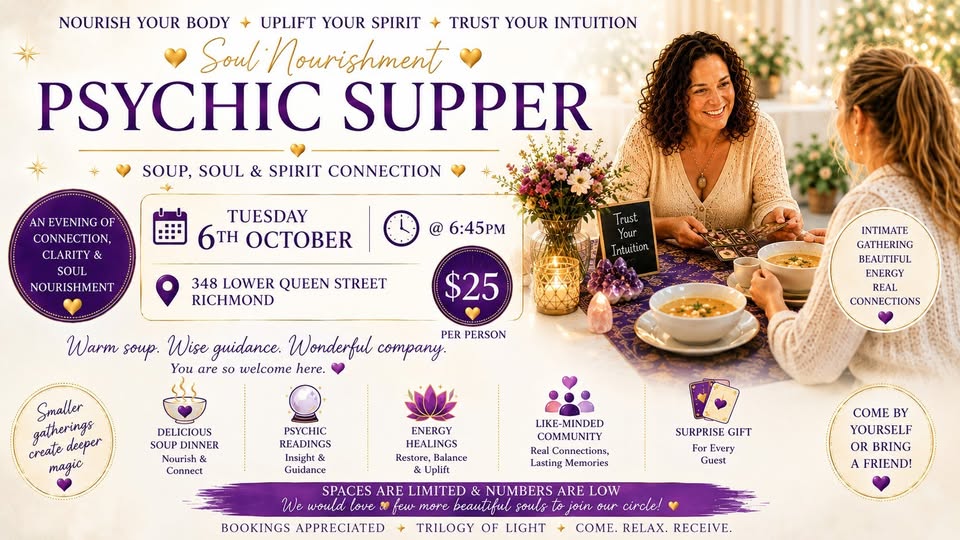 psychic supper oct 26